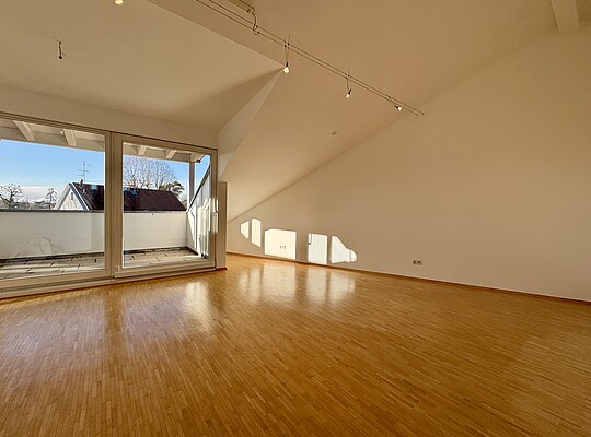 Foto: Zuhause über den Dächern von Lindau mit Blick in die Alpen